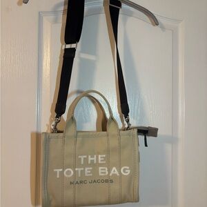 Marc Jacobs Beige and Black Messenger Bag